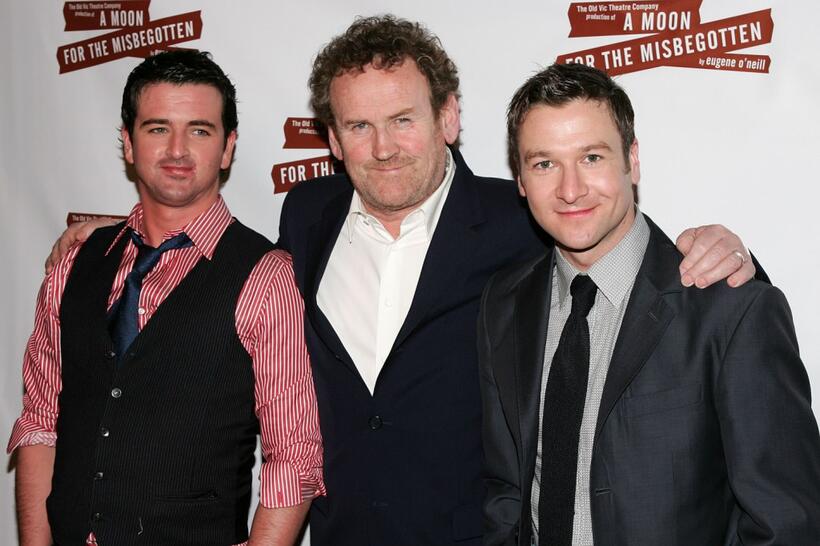 Colm Meaney, Eugene O'Hare and Billy Carter at the after party for the opening night of "A Moon For The Misbegotten".
