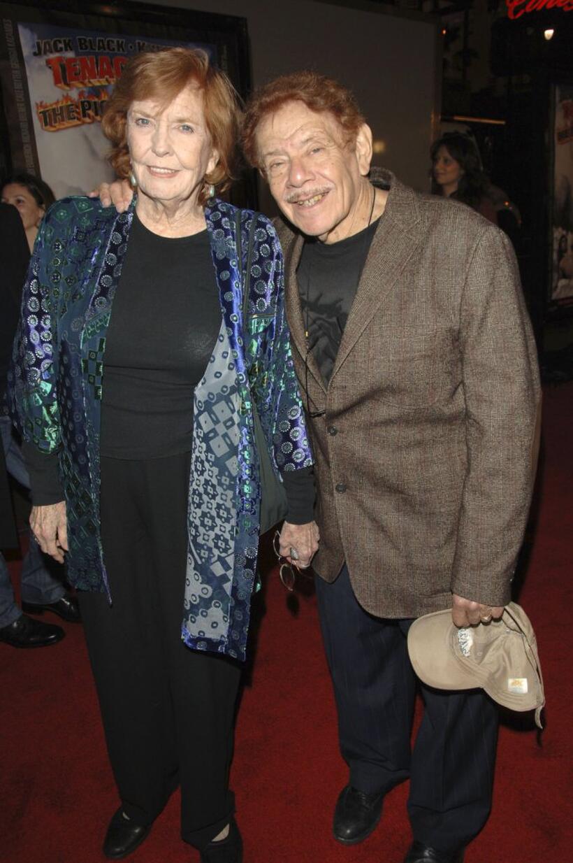 Anne Meara and husband Jerry Stiller at the premiere of "Tenacious D In: The Pick Of Destiny".