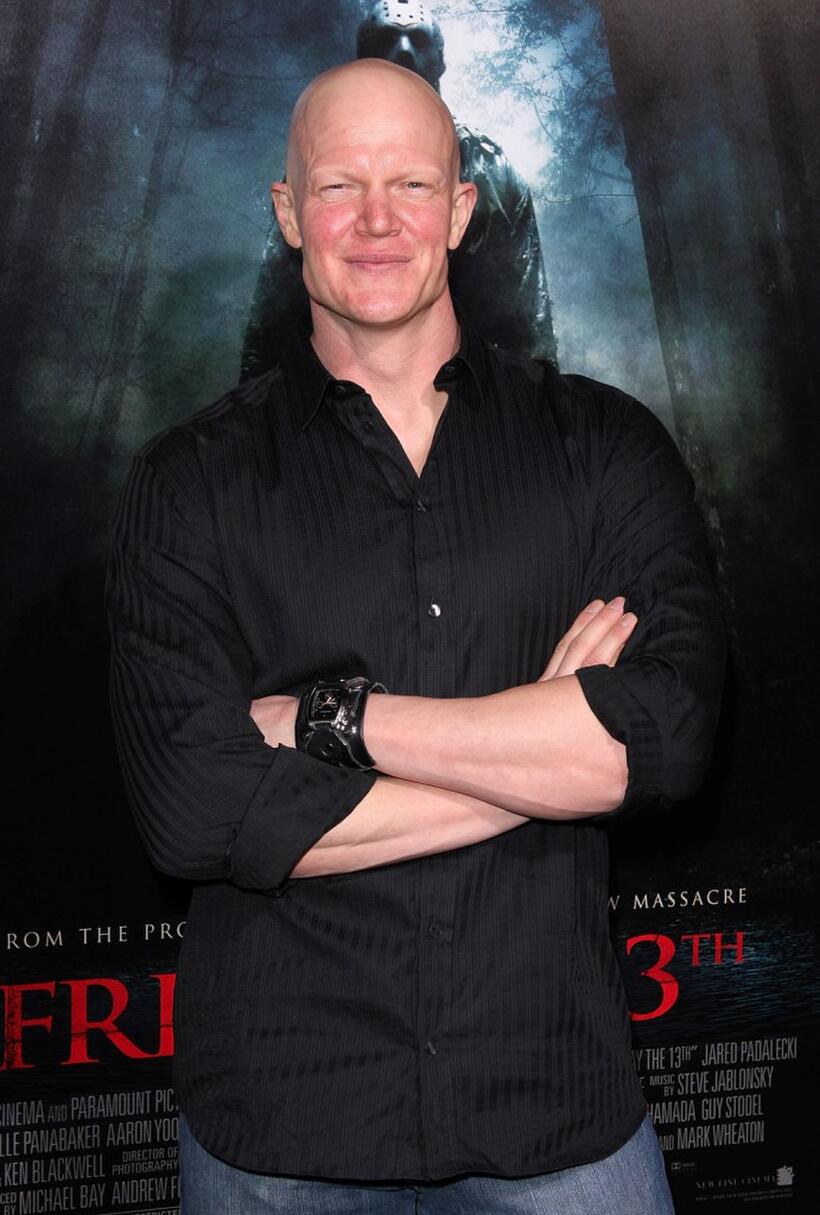 Derek Mears at the California premiere of "Friday The 13th."