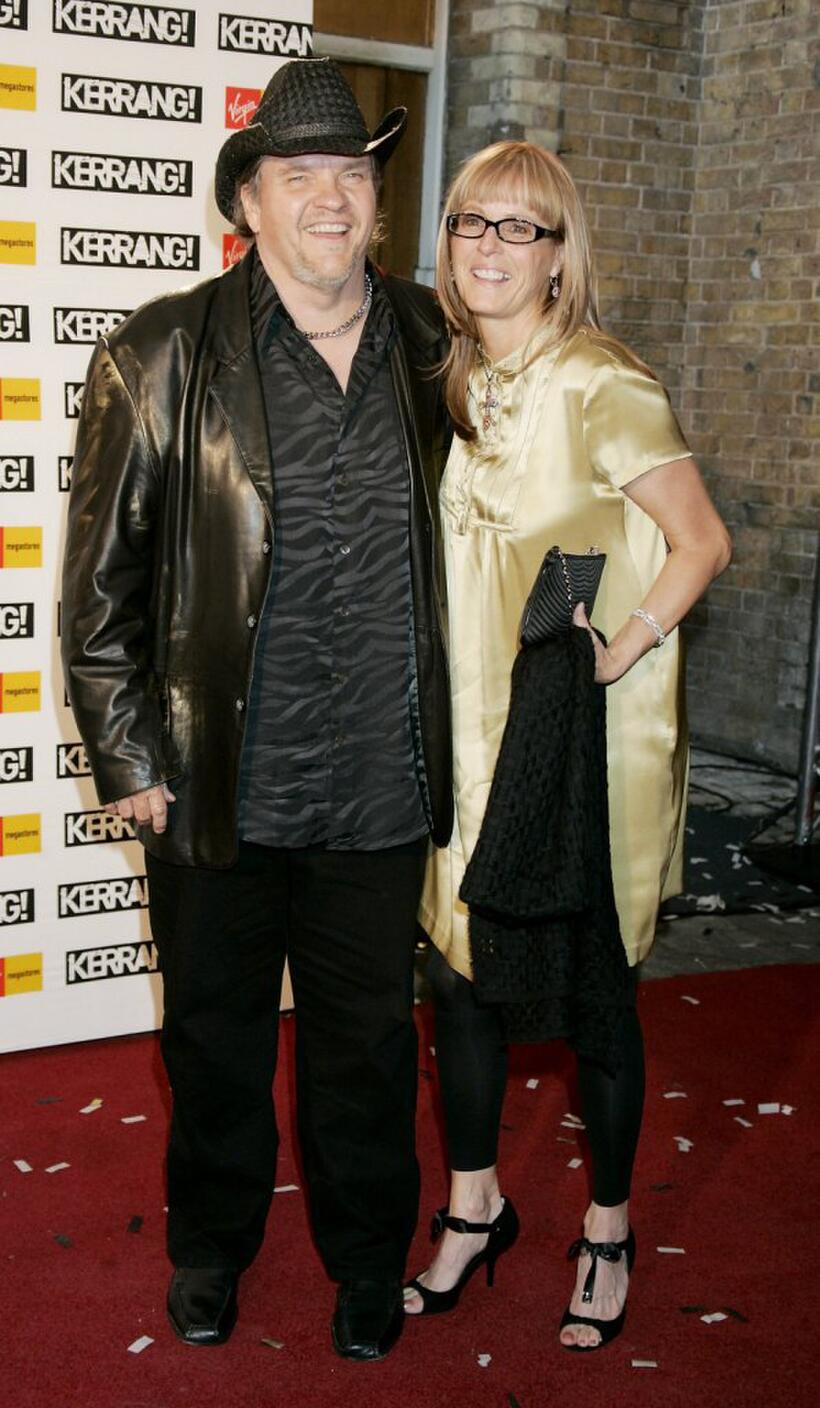Meatloaf and his wife Lesley at the Kerrang! Awards 2005, the annual music magazine's prestigious awards.