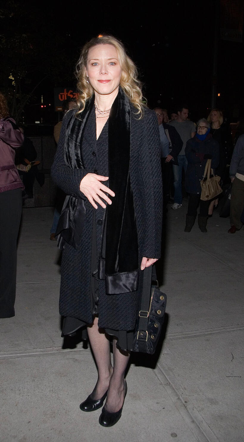 Kathryn Meisle at the opening of "Mr. Marmalade" in New York.