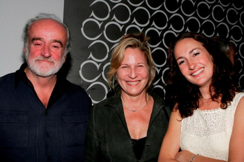 Ron McLarty, Kate Skinner and Nina Jacques at the opening night after party of "Cycling Past The Matterhorn."