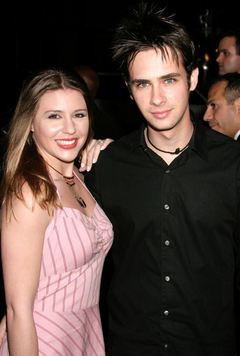 Heather Weeks and Scott Mechlowicz at the world premiere of "Eternal Sunshine Of The Spotless Mind."