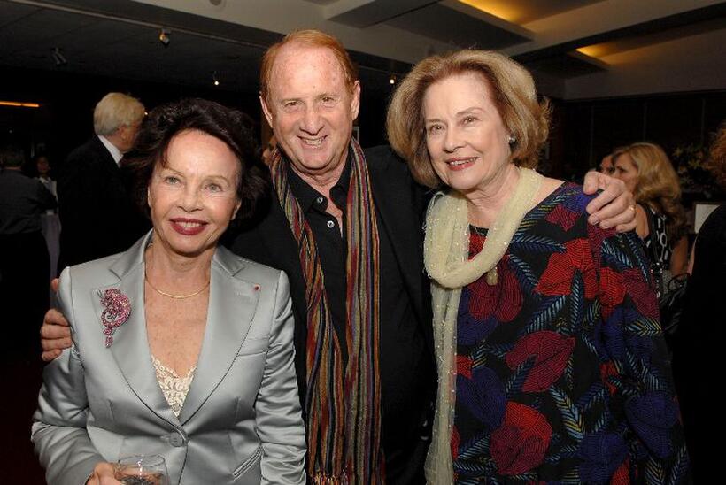Leslie Caron, Mike Medavoy and Diane Baker at the Academy Salute to Leslie Caron.
