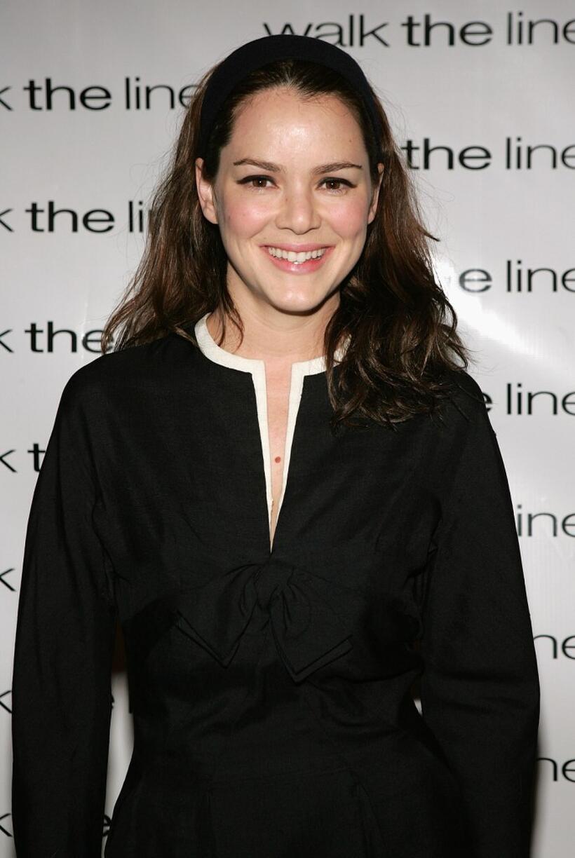 Jacinda Barrett at the premiere of "Walk The Line."