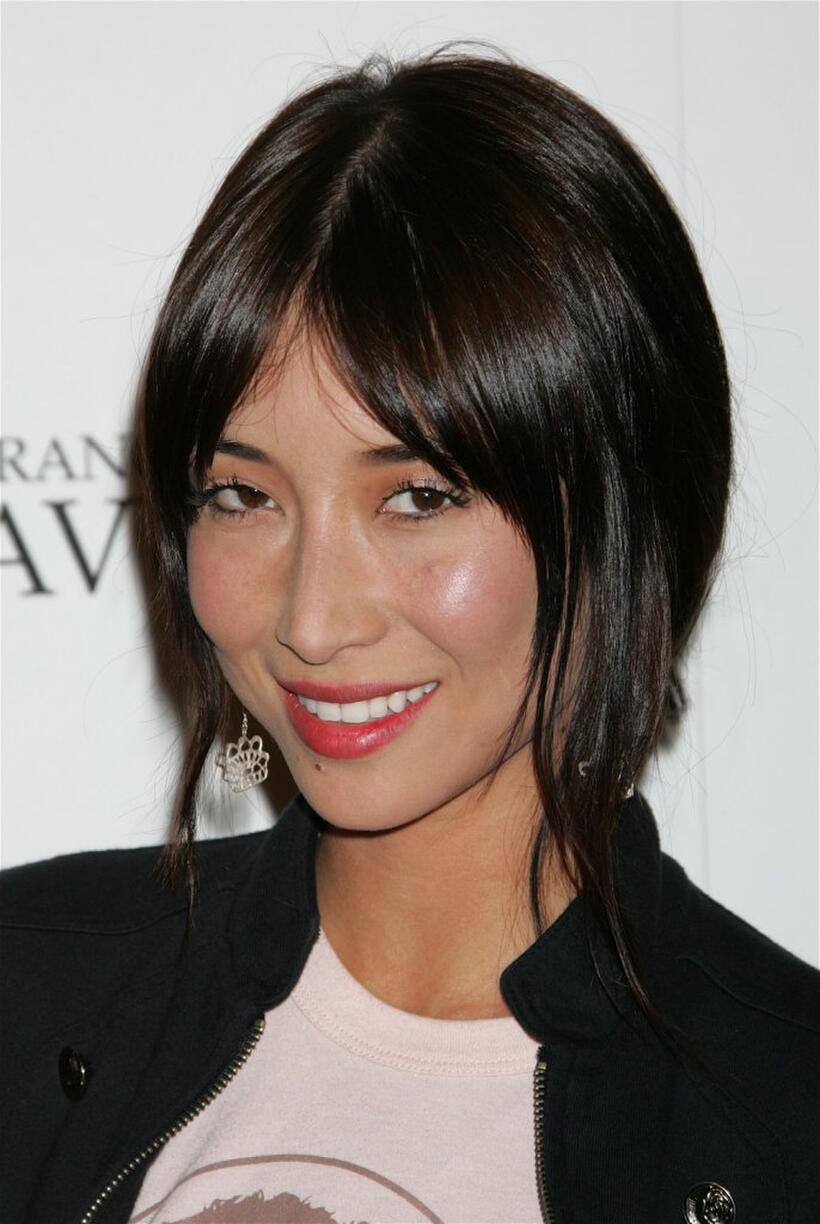 Mei Melancon at the grand opening of Equinox Fitness Club.