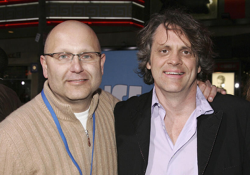 Christopher Meledandri and Chris Wedge at the world premiere of "Ice Age: The Meltdown."