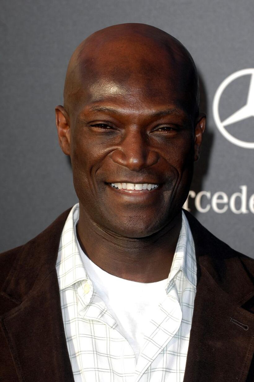 Peter Mensah at the Los Angeles antiques show opening night.