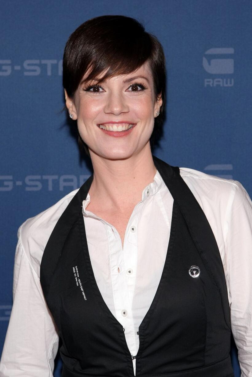 Zoe McLellan at the G Star Fall 2009 Fashion Show during the Mercedes-Benz Fashion Week.