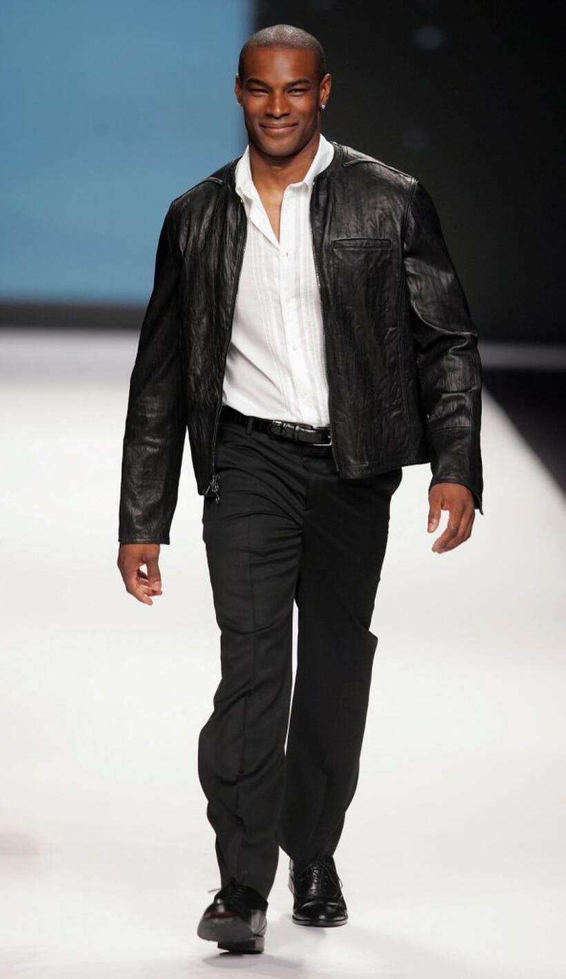 Tyson Beckford at the FashionWeekLive.