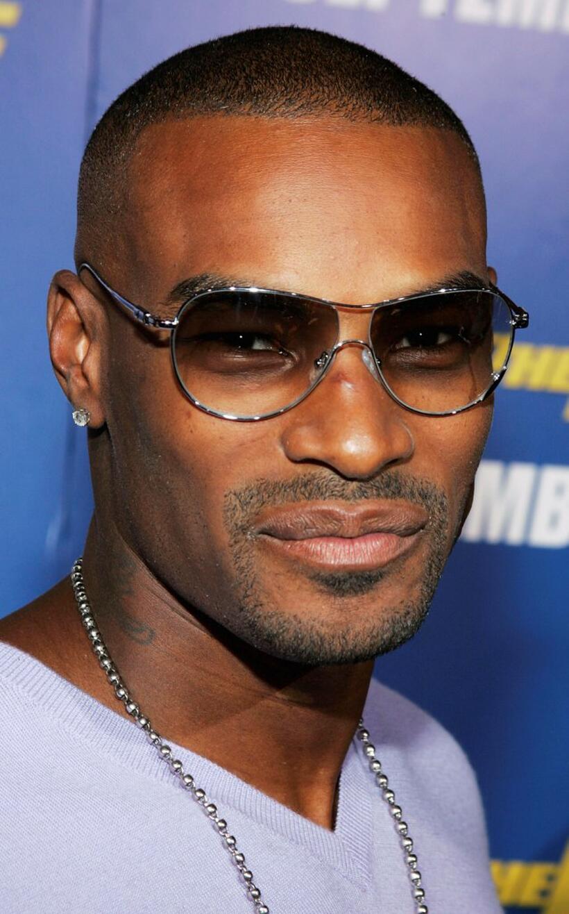 Tyson Beckford at the premiere of "Into the Blue."