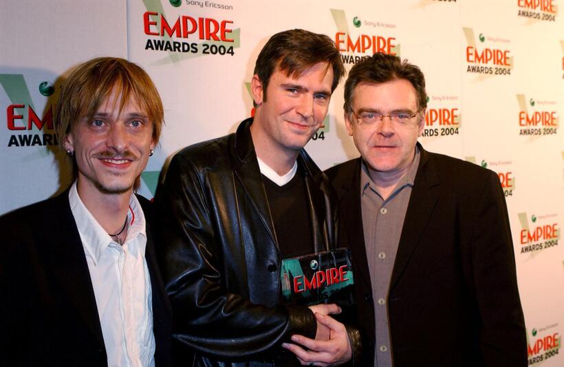 Mackenzie Crook, Jack Davenport and Kevin McNally at the Sony Ericsson Empire Film Awards.