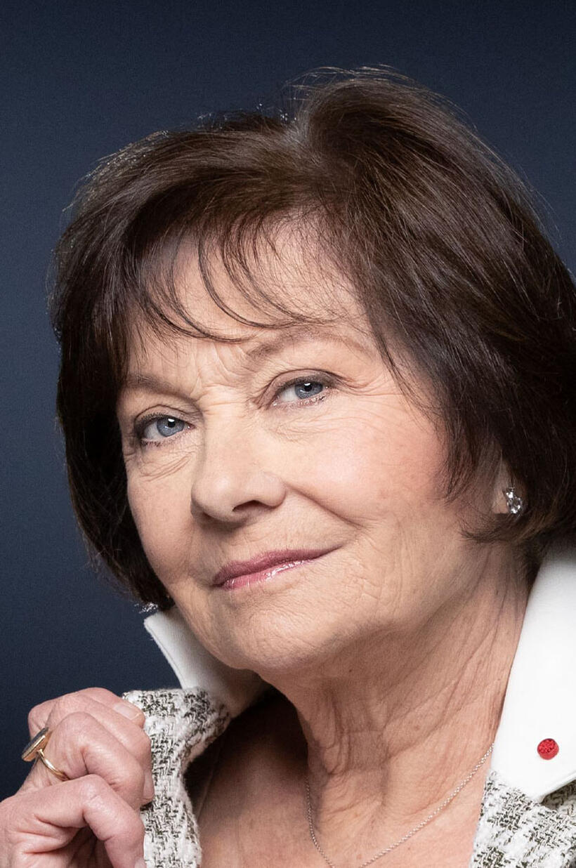 Macha Meril during a photo session in Paris.