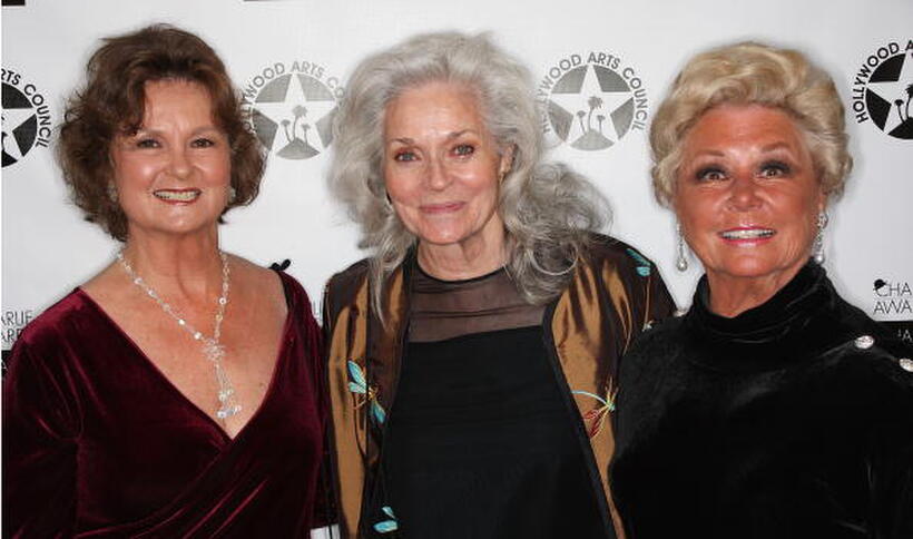 Nyla Arslanian, Lee Meriwether and Mitzi Gaynor at the Hollywood Arts Council's 30th Anniversary Gala.