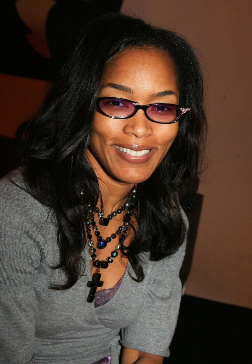 Angela Bassett at the Mercedes Benz Fashion Week.