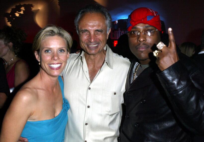 Cheryl Hines, Robert Miano and rapper Won G at the 2nd Annual Emmy Party.