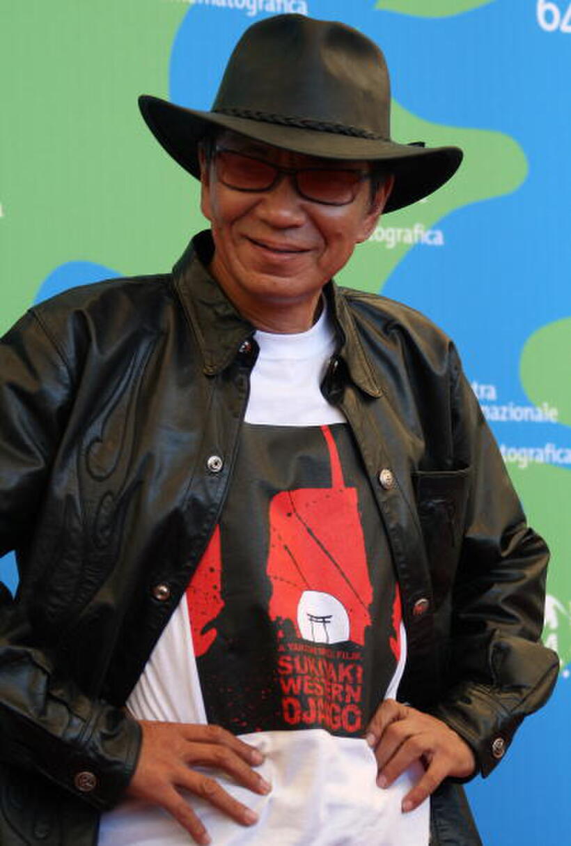 Takashi Miike at the 64th Venice International Film Festival.