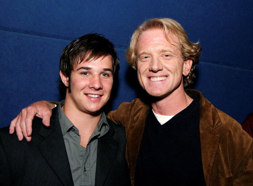 Ryan Merriman and Director James Redford at the screening of "Spin."