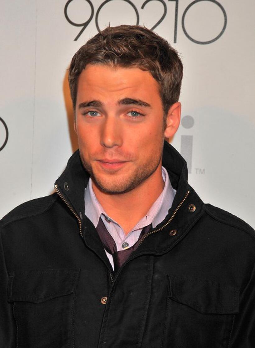 Dustin Milligan at the "90210" Season One wrap party.