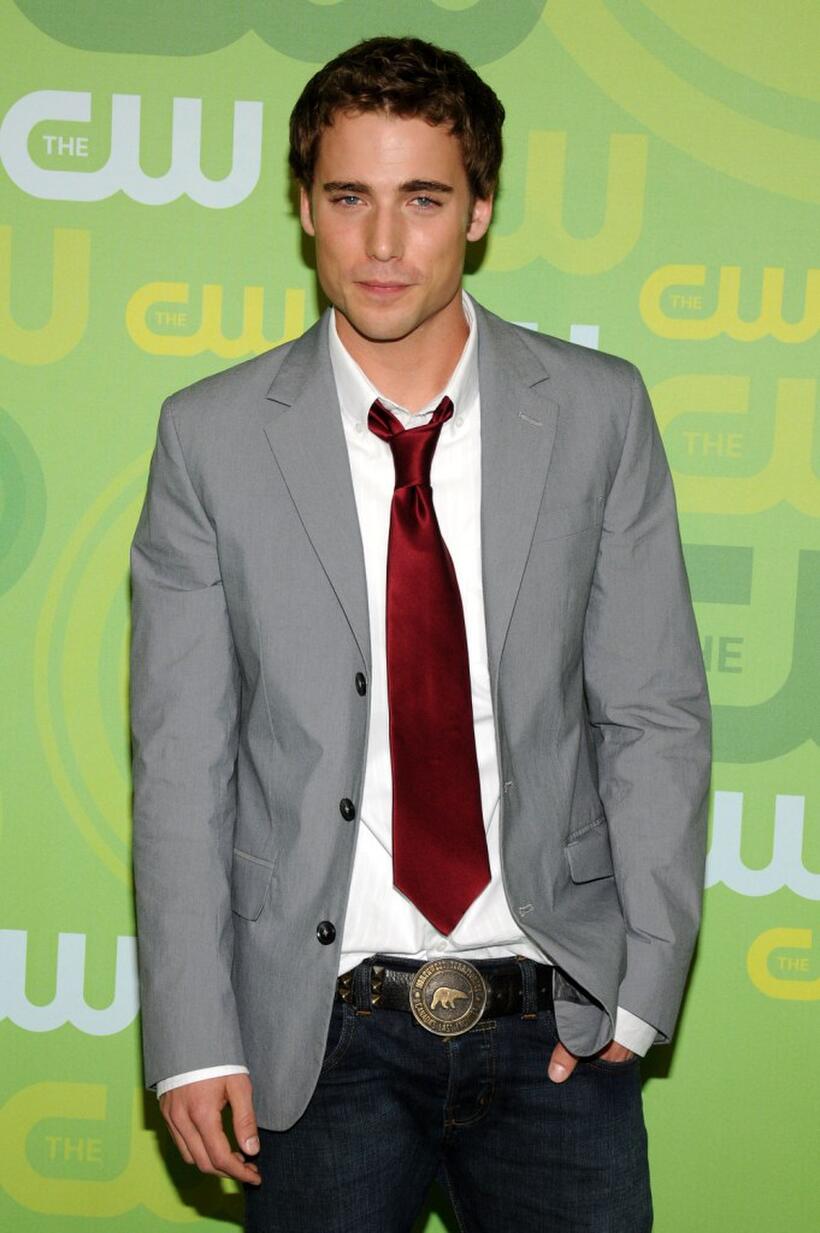 Dustin Milligan at the CW Network's Upfront.