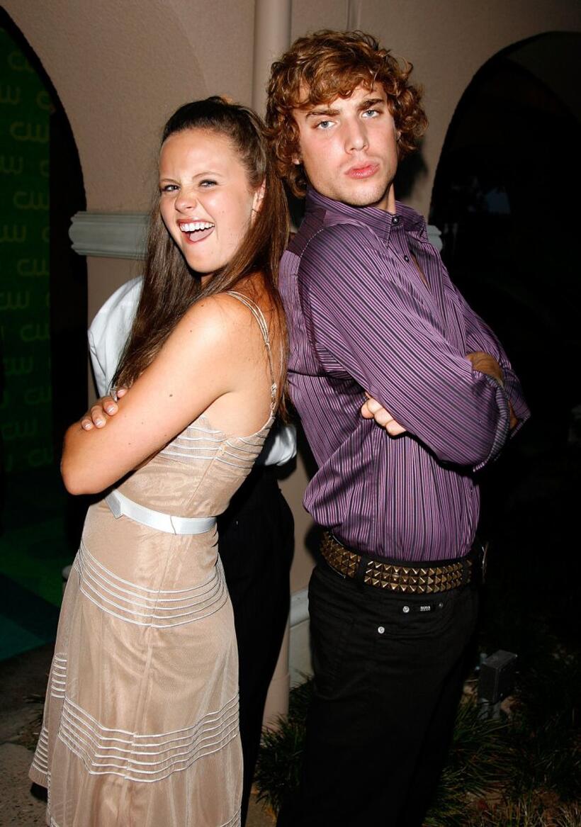 Sarah Ramos and Dustin Milligan at the CW Network Summer TCA party.