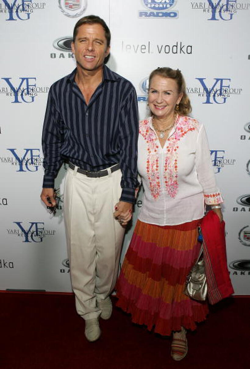 Maxwell Caulfield and Juliet Mills at the Los Angeles premiere of "Resurrecting The Champ."