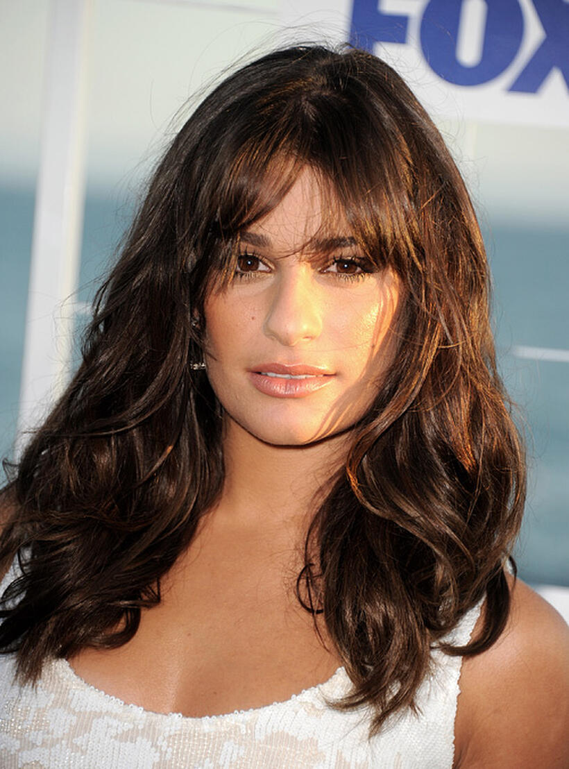Lea Michele at the FOX All-Star party in California.