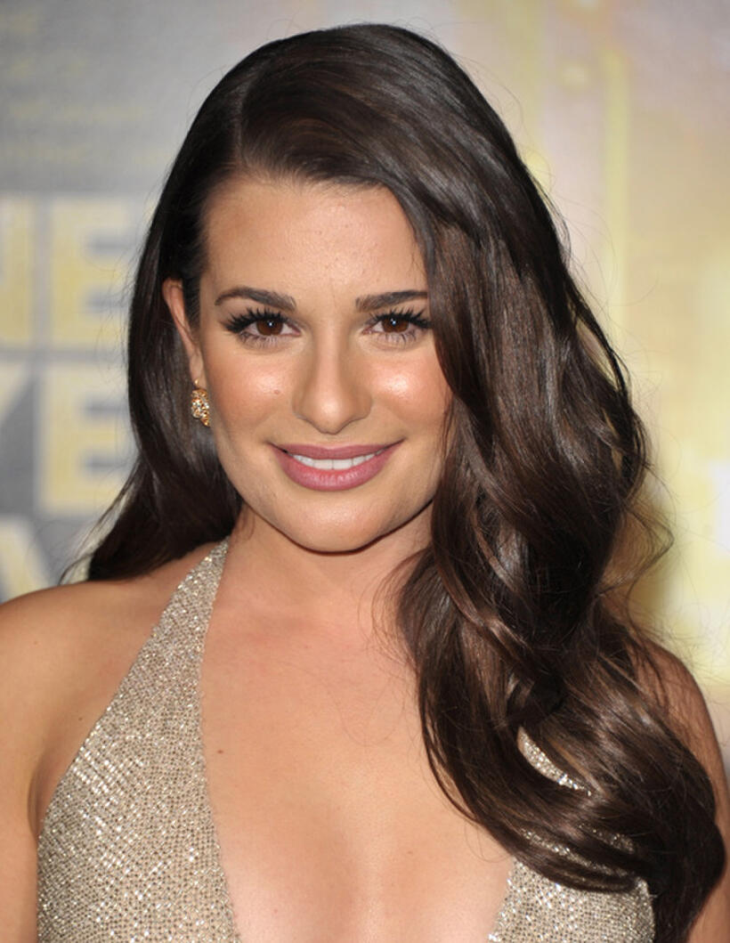 Lea Michele at the California premiere of "New Year's Eve."