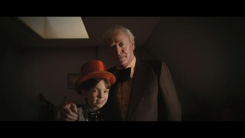 Bill Milner and Michael Caine in "Is Anybody There?"