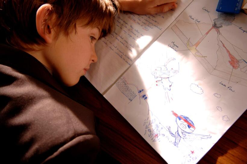 Bill Milner as Will Proudfoot in "Son of Rambow."