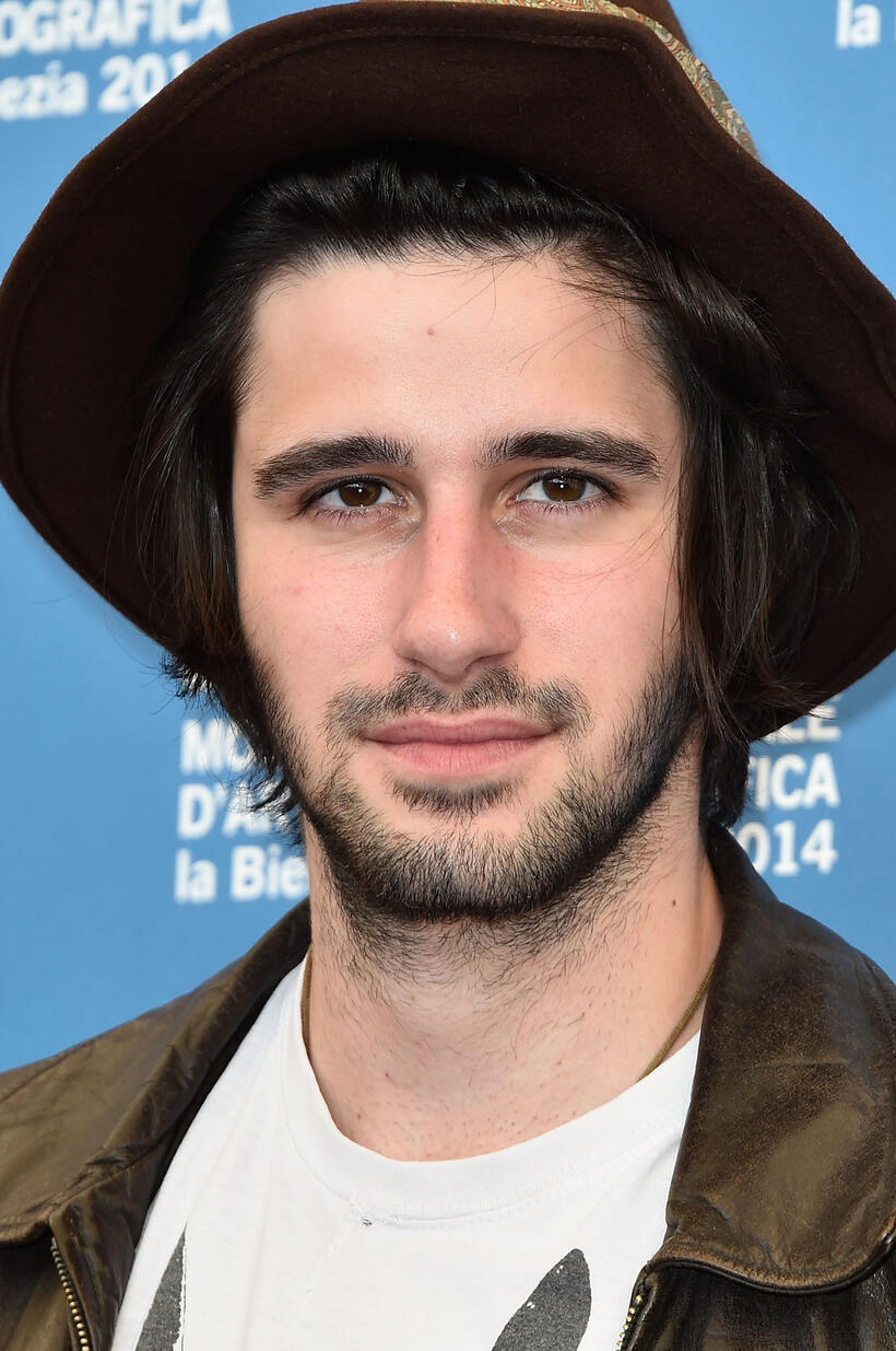 Clement Metayer at the "La Vita Oscena" photocall during the 71st Venice Film Festival.