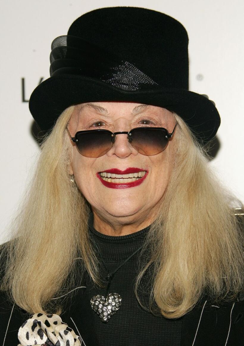 Sylvia Miles at the New York premiere of "Derailed."