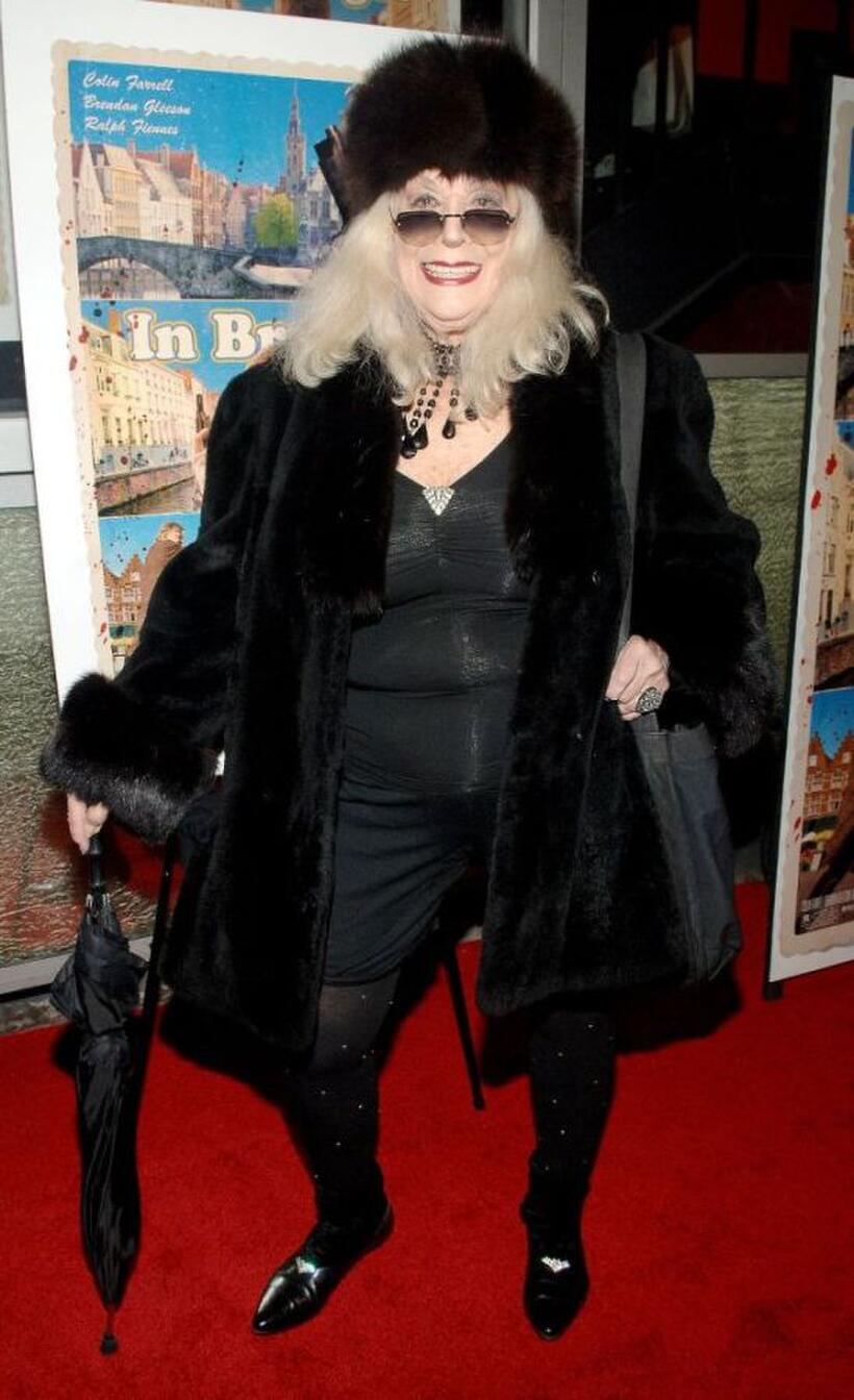 Sylvia Miles at the premiere of "In Bruges."