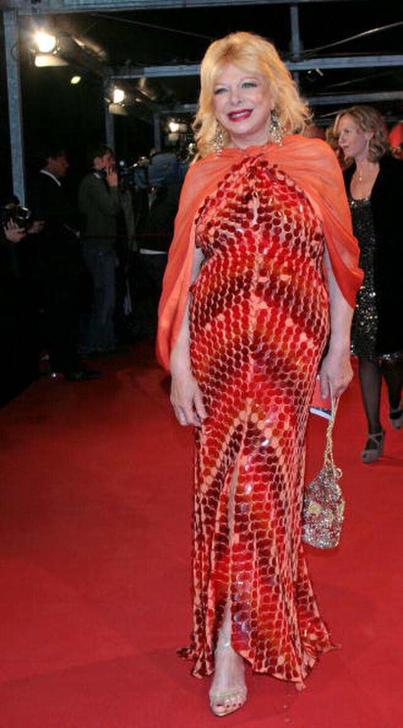 Sandra Milo at the 70 years of Cinecitta Studios party.