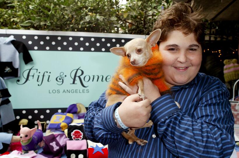 Andy Milonakis at the Ultimate Suite for the 2003 American Music Awards.