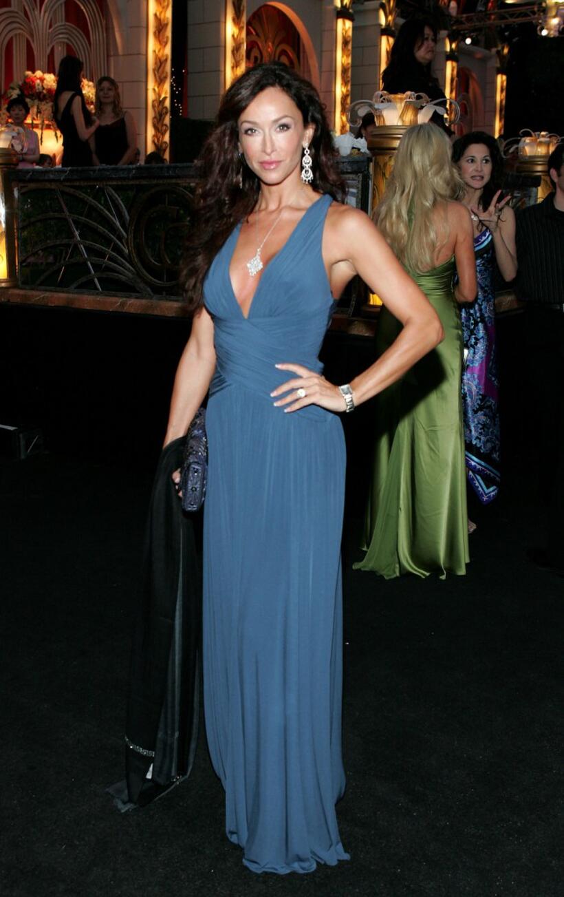 Sofia Milos at the 2007 Church of Scientology summer event.