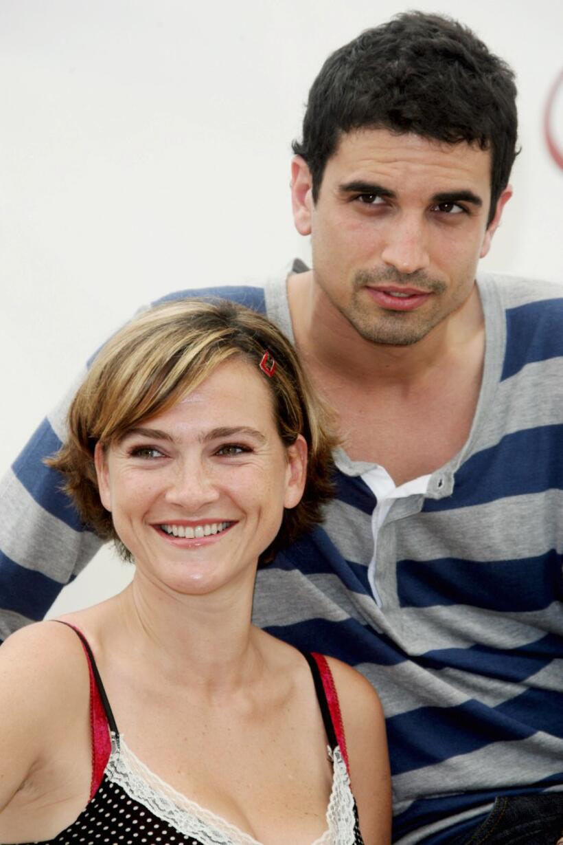 Aurelie Bargeme and Stephane Metzger at the 2007 Monte Carlo Television Festival.