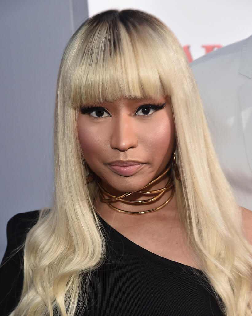 Nicki Minaj at the California premiere of "Barbershop: The Next Cut."