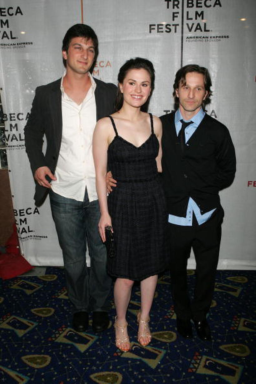 Marshall Lewy, Anna Paquin and Breckin Meyer at the premiere of "Blue State" during the 2007 Tribeca Film Festival.