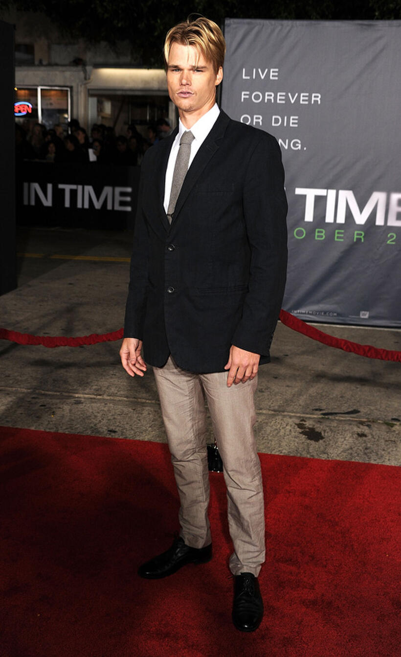 Brendan Miller at the California premiere of "In Time."