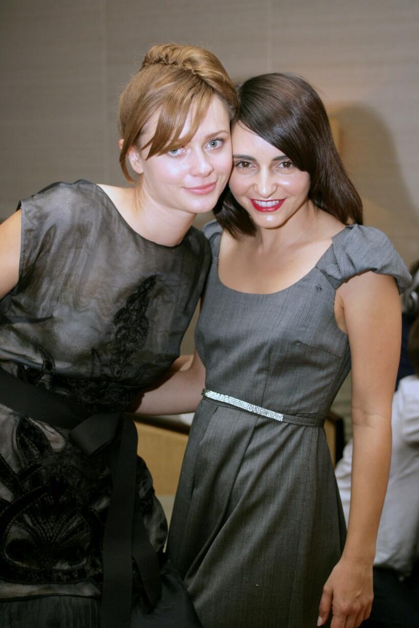 Pia Miranda and Guest at the launch dinner of the 2008 Myer Winter Collection.