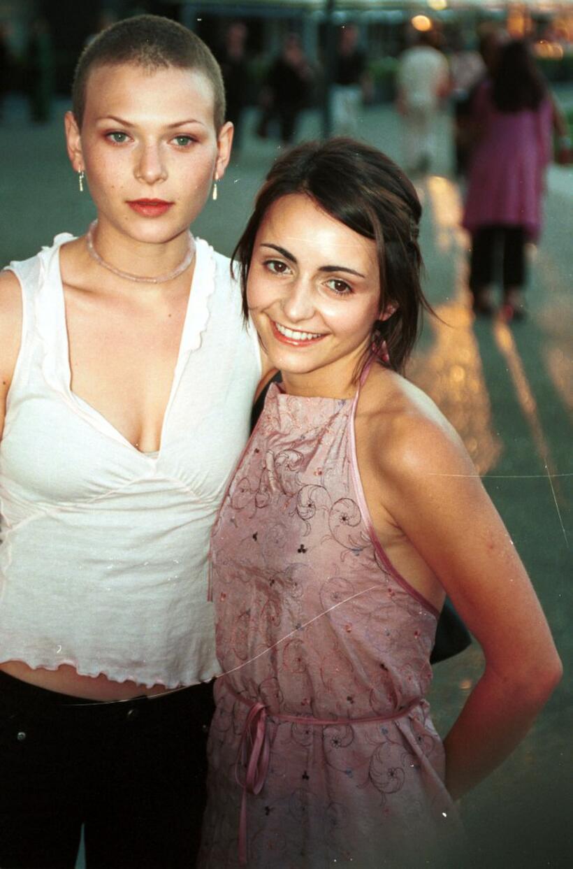 Pia Miranda and Guest at the Sydney premiere of "The Dish."