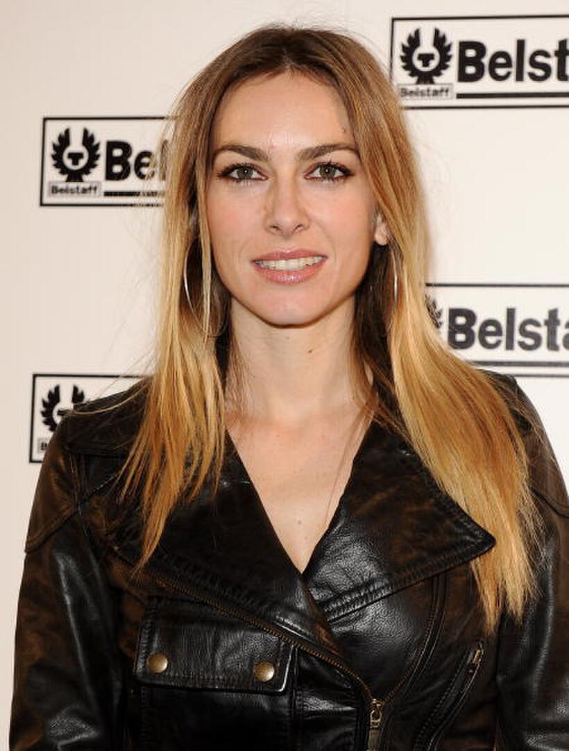 Kira Miro at the Belstaff Store opening.