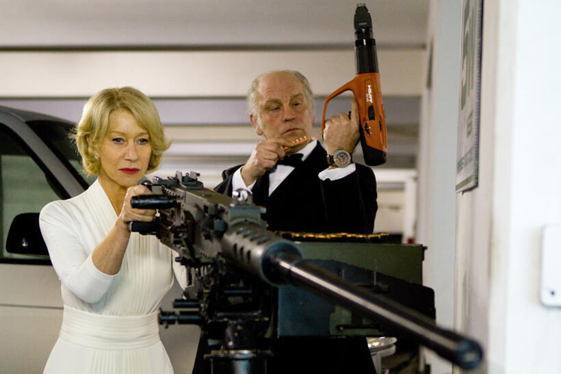 Helen Mirren and John Malkovich in "Red."