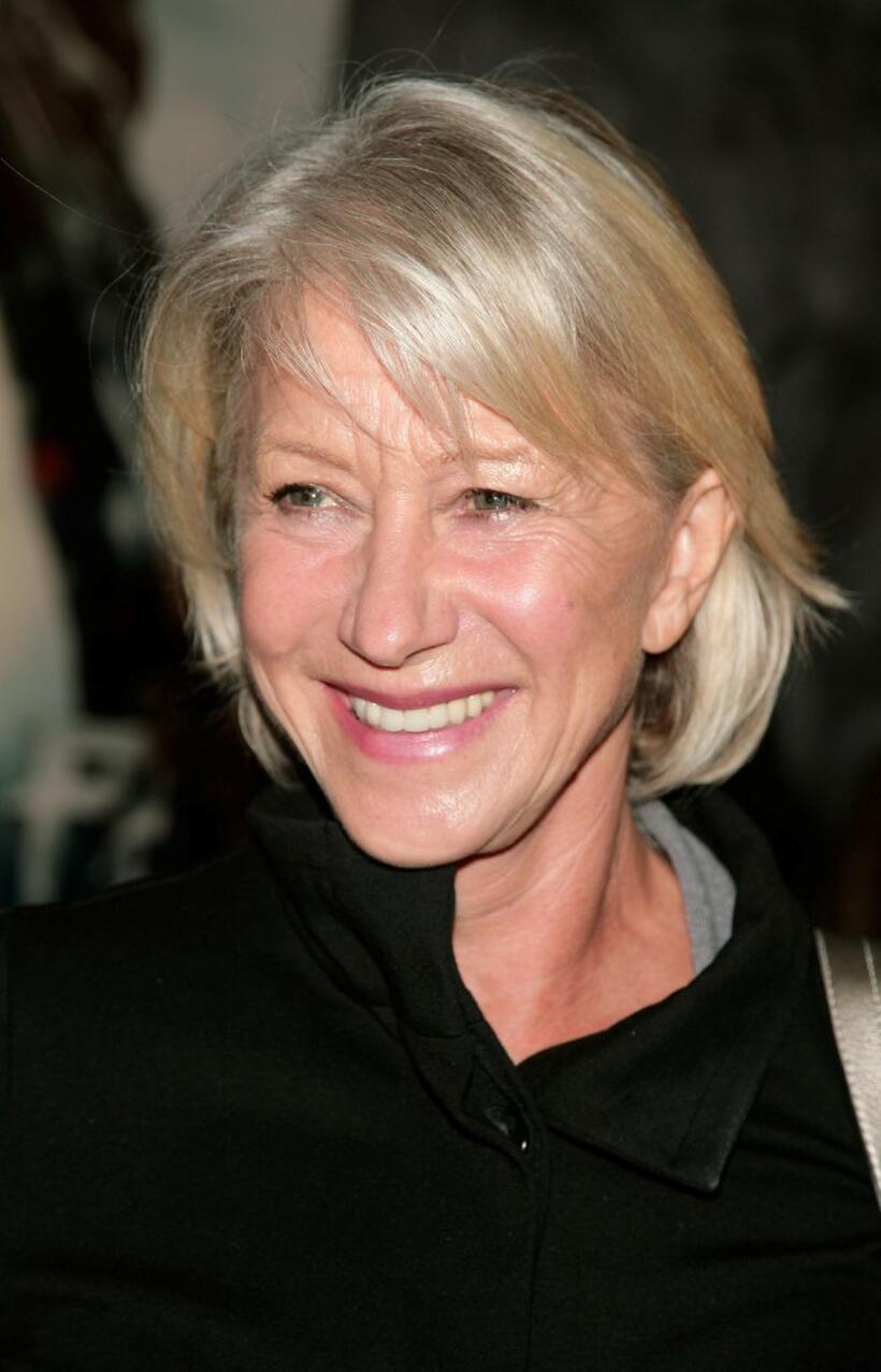 Helen Mirren at the premiere of Paramount Pictures "Beowulf".