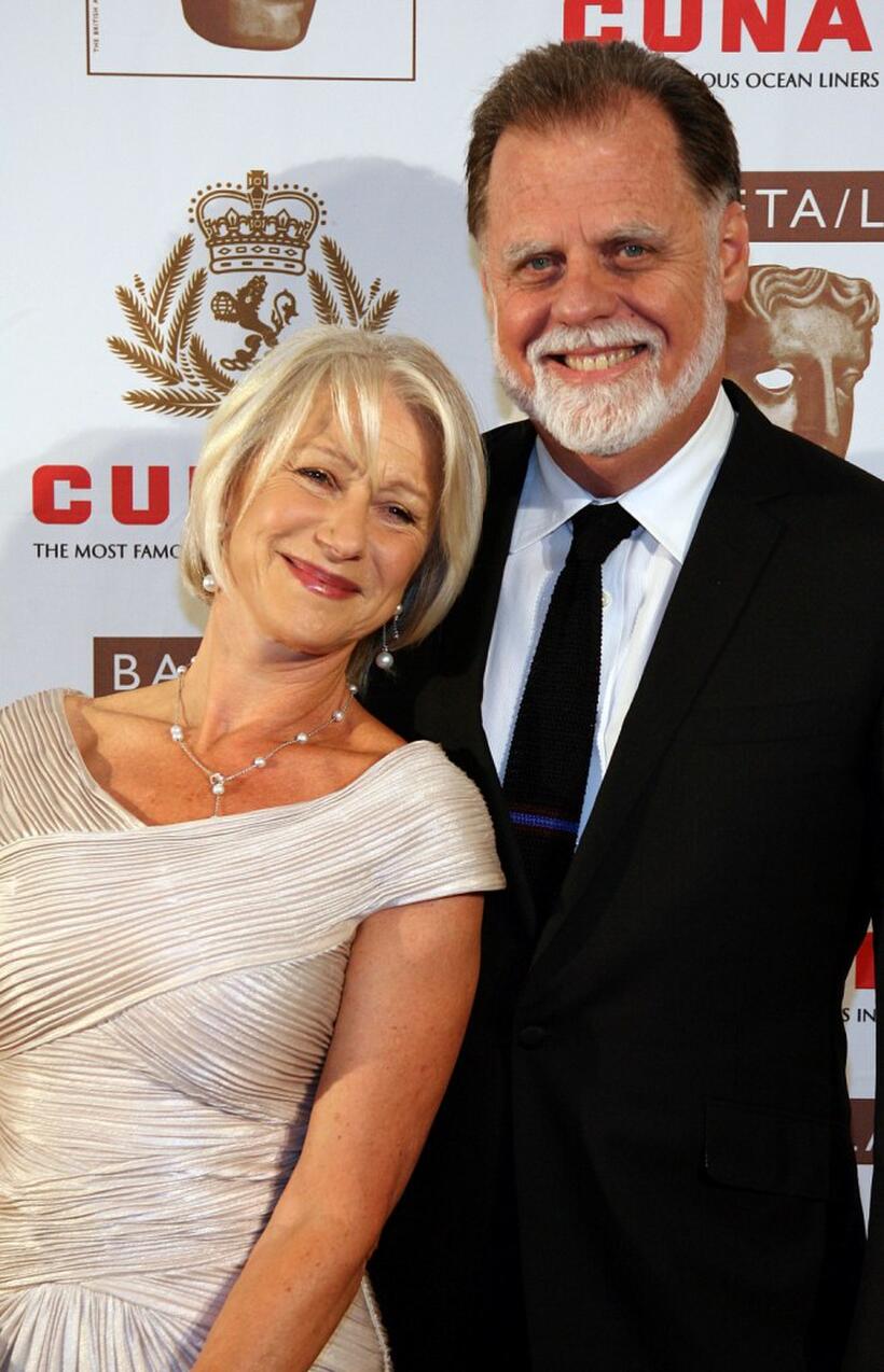 Helen Mirren and her husband Taylor Hackford at the 16th Annual British Academy of Film and Television/LA Cunard Britannia Awards.