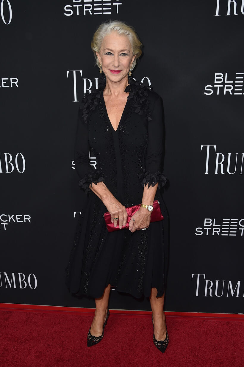 Helen Mirren at the California premiere of "Trumbo."