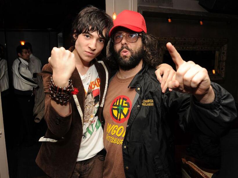 Ezra Miller and Judah Friedlander at the after party of "Beware The Gonzo" during the 2010 Tribeca Film Festival.