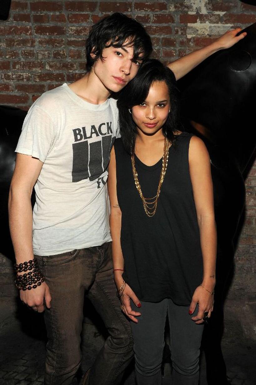 Ezra Miller and Zoe Kravitz at the after party of "Every Day" during the 2010 Tribeca Film Festival.