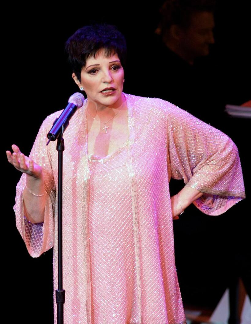 Liza Minnelli at the first night of her three-night run at the Luxor Hotel & Casino.